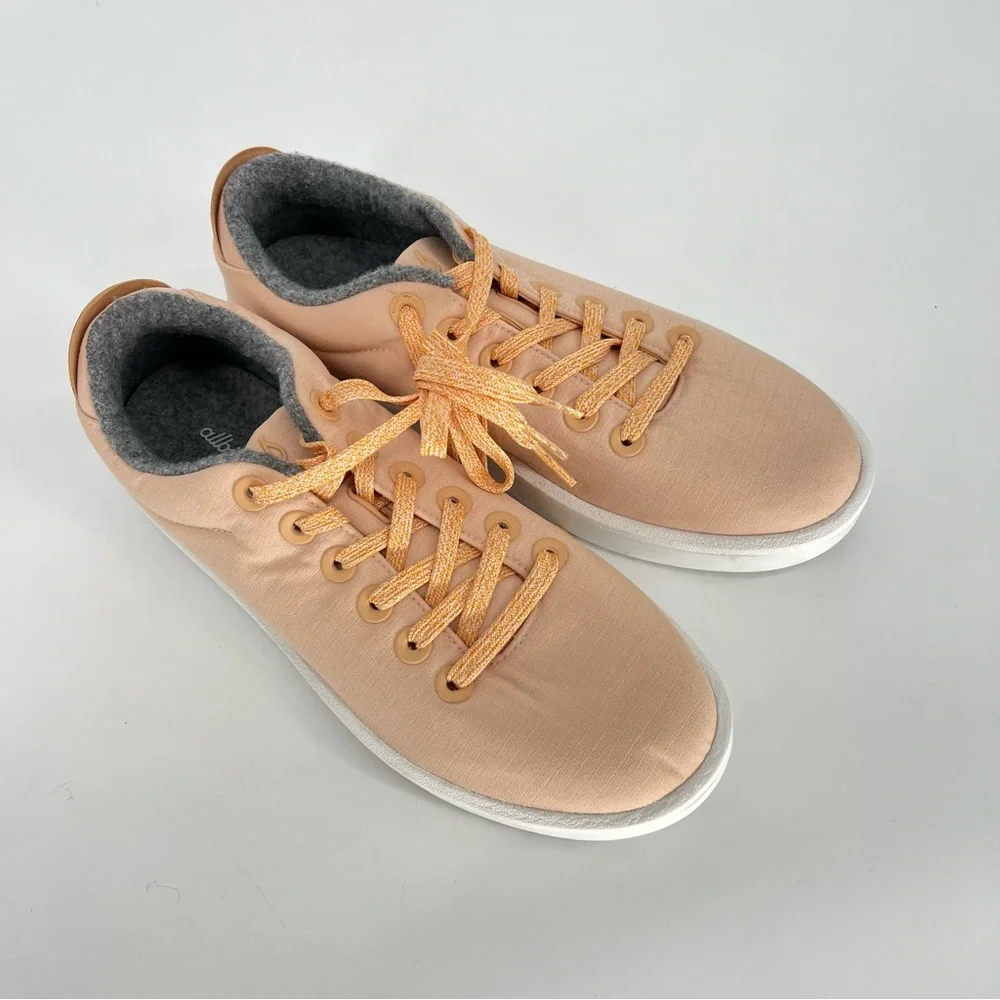 Allbirds WP Wool Piper Woven Womens Shoes Sneaker Lux‎ Camel Blizzard Sole Sz 10